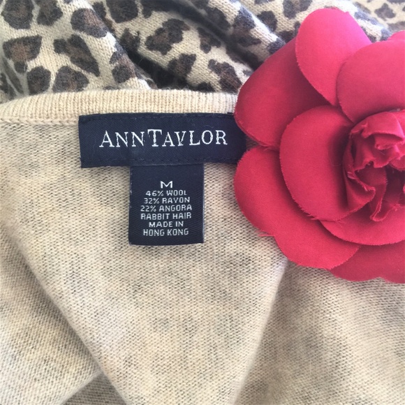 ANN TAYLOR Sweaters - *(2 PC)7’ FT WRAP & SWEATER -ANGORA, WOOL